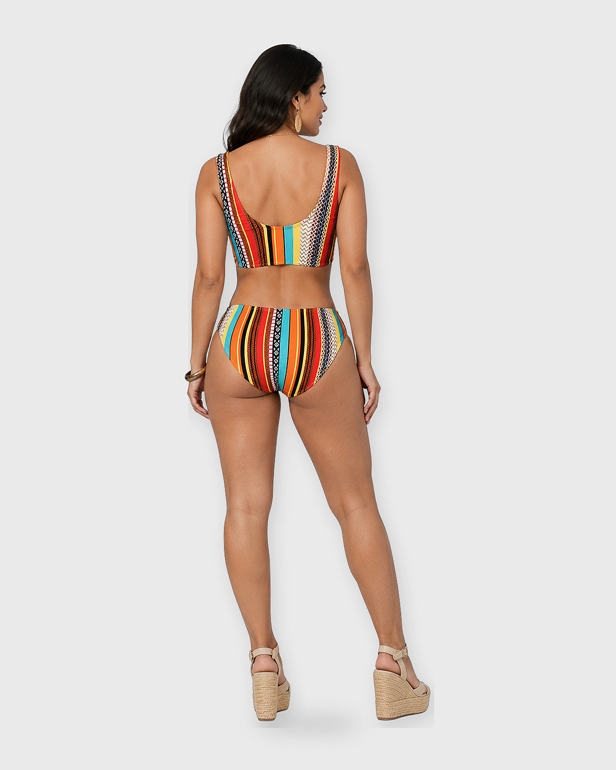 MULTICOLOR CARNIVAL BIKINI - vista trasera