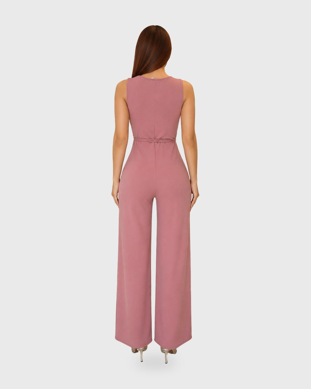 MUSE FRAME JUMPSUIT Rosa Viejo - vista posterior