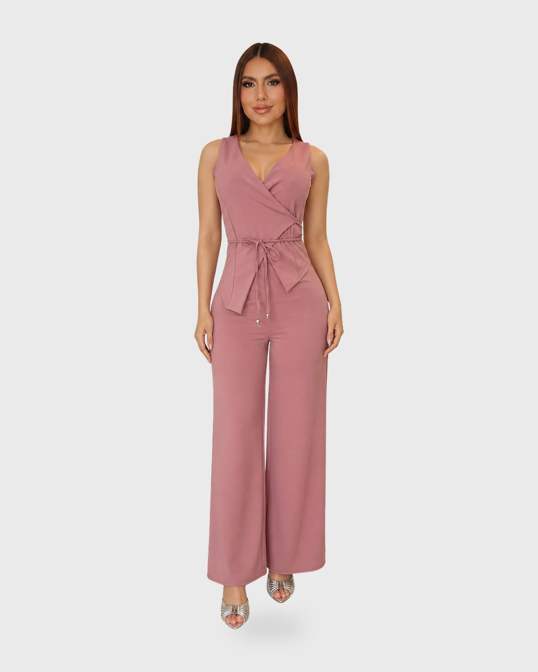 MUSE FRAME JUMPSUIT Rosa Viejo - vista frontal