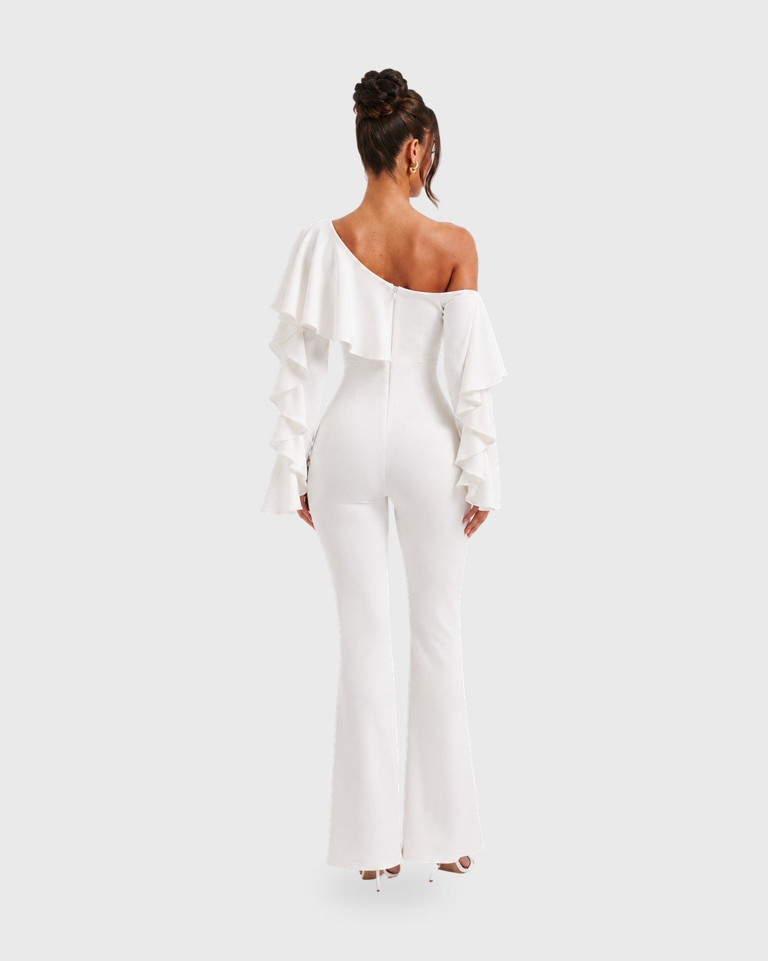 MUSE STREET JUMPSUIT Blanco - vista posterior