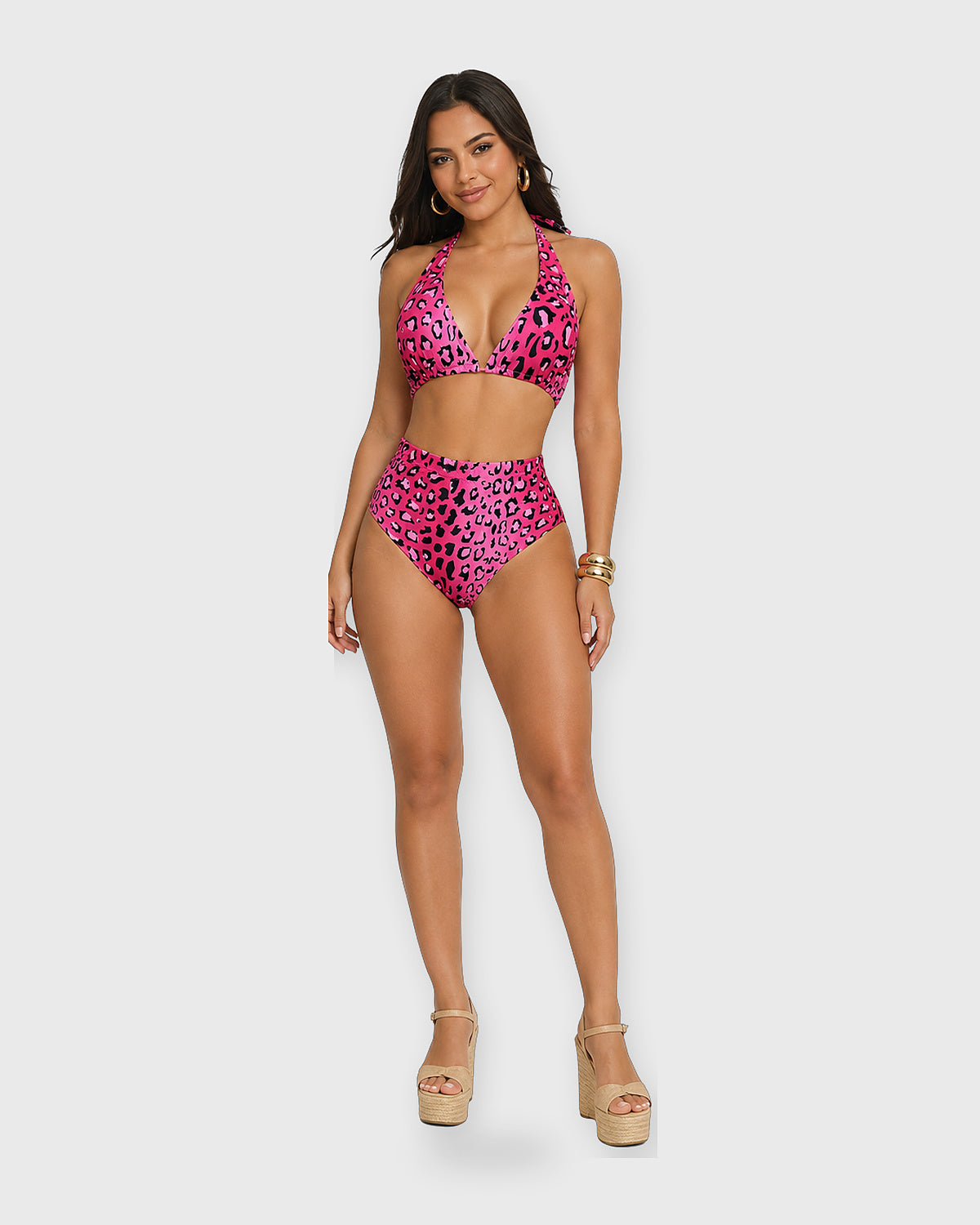 NEON SAFARI 3-PIECE SWIM SET - vista frontal