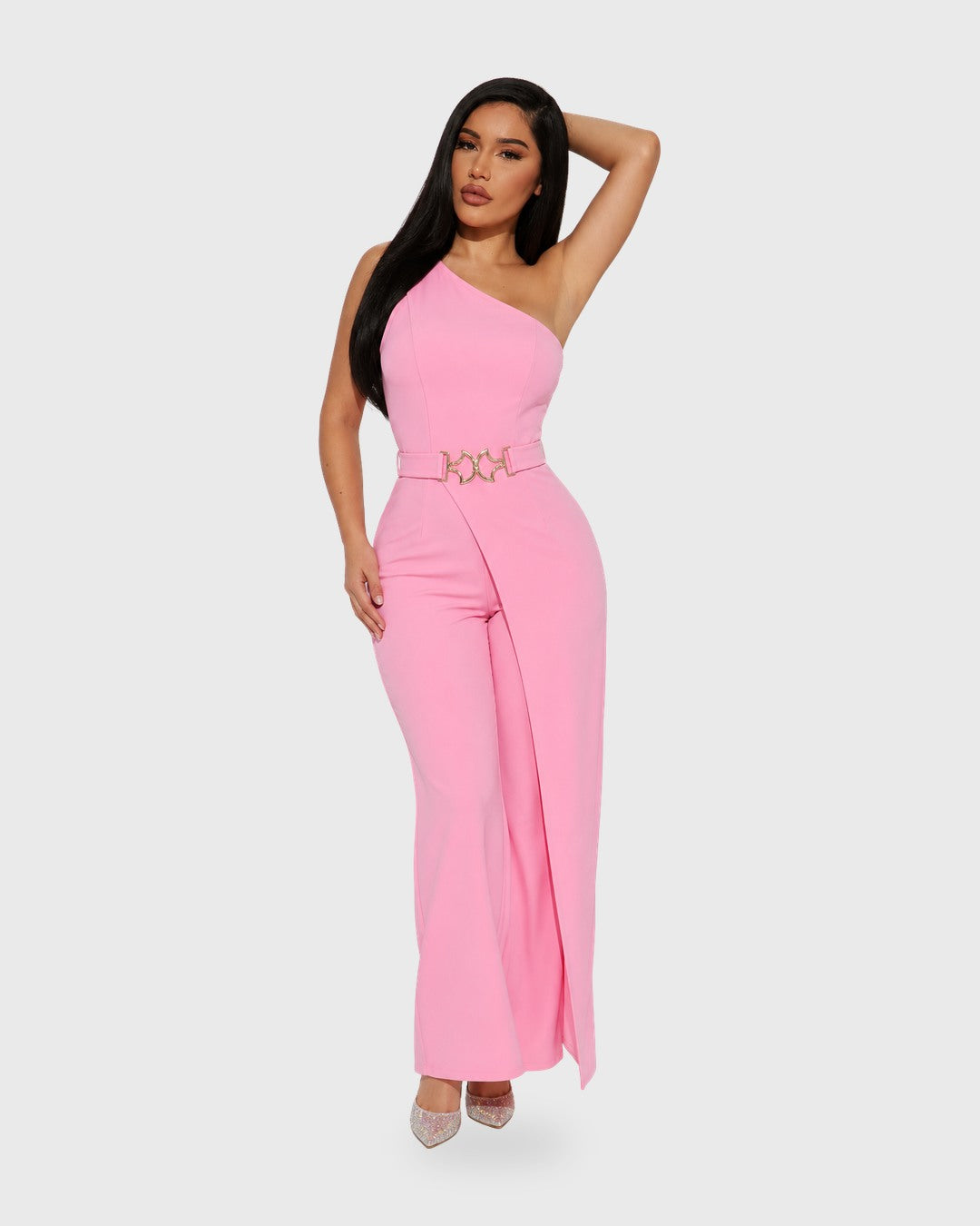 NIGHT MOVE JUMPSUIT Rosado - vista frontal