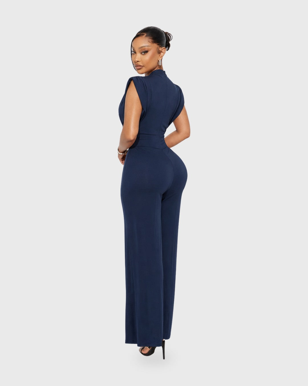 NOVA SEASON JUMPSUIT Azul Marino - vista posterior