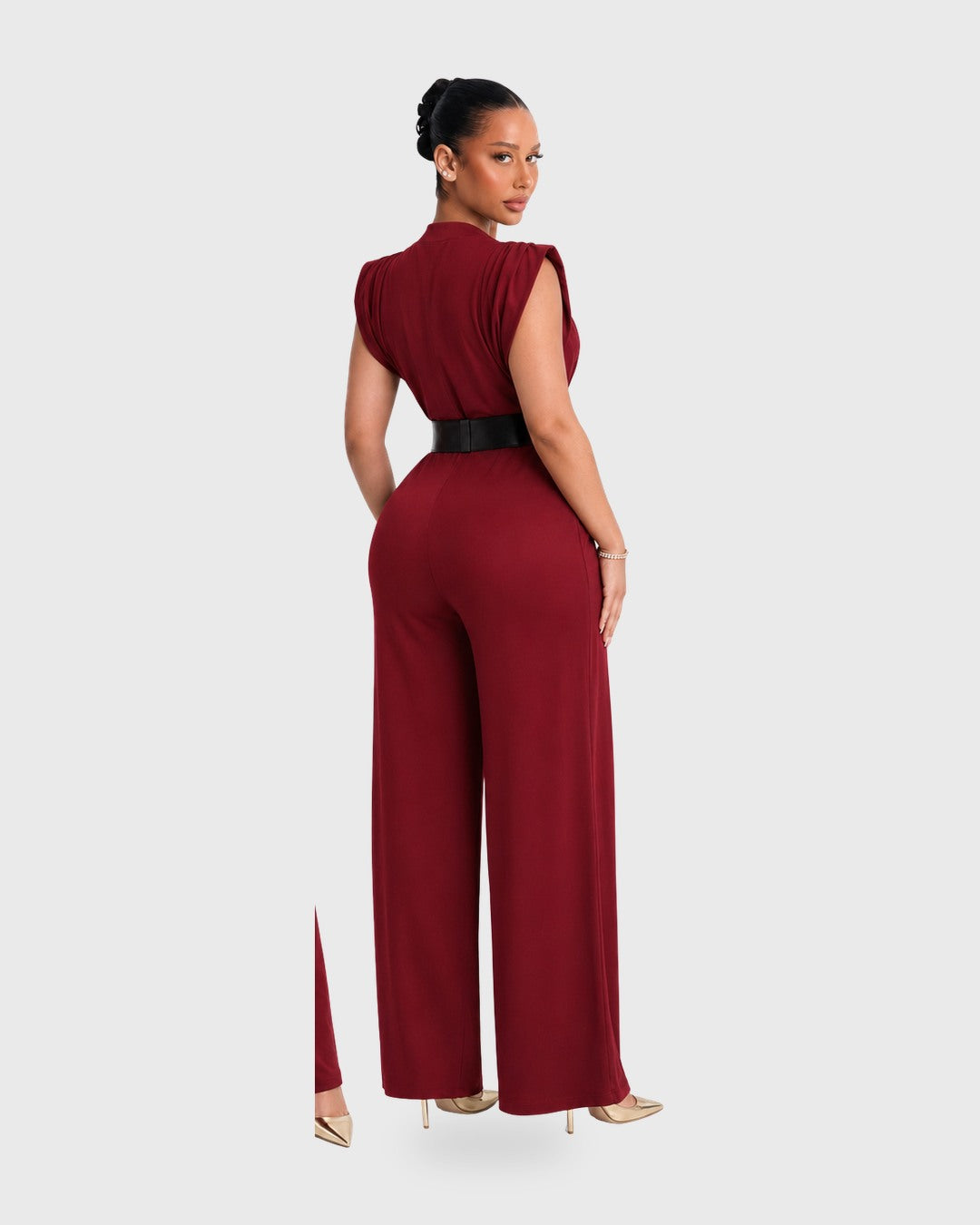 NOVA SEASON JUMPSUIT Vino - vista posterior
