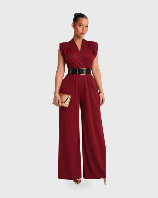 NOVA SEASON JUMPSUIT Vino - vista frontal