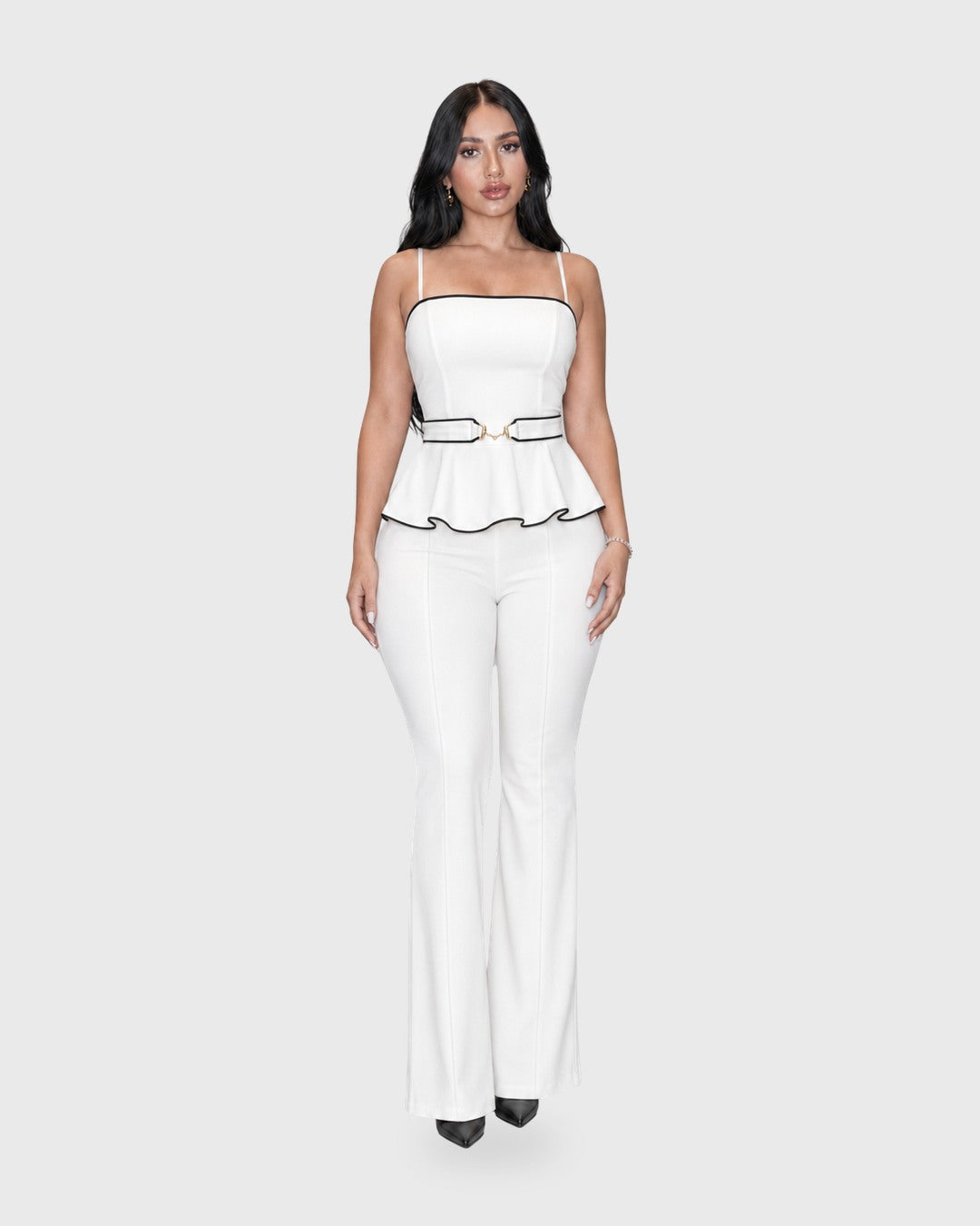 ON POINT JUMPSUIT Blanco - vista frontal