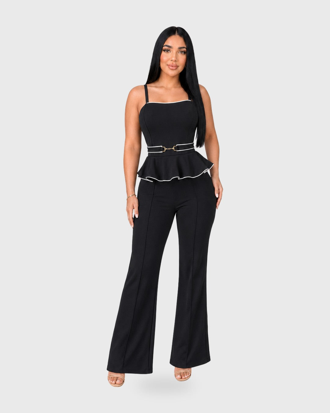 ON POINT JUMPSUIT Negro - vista frontal