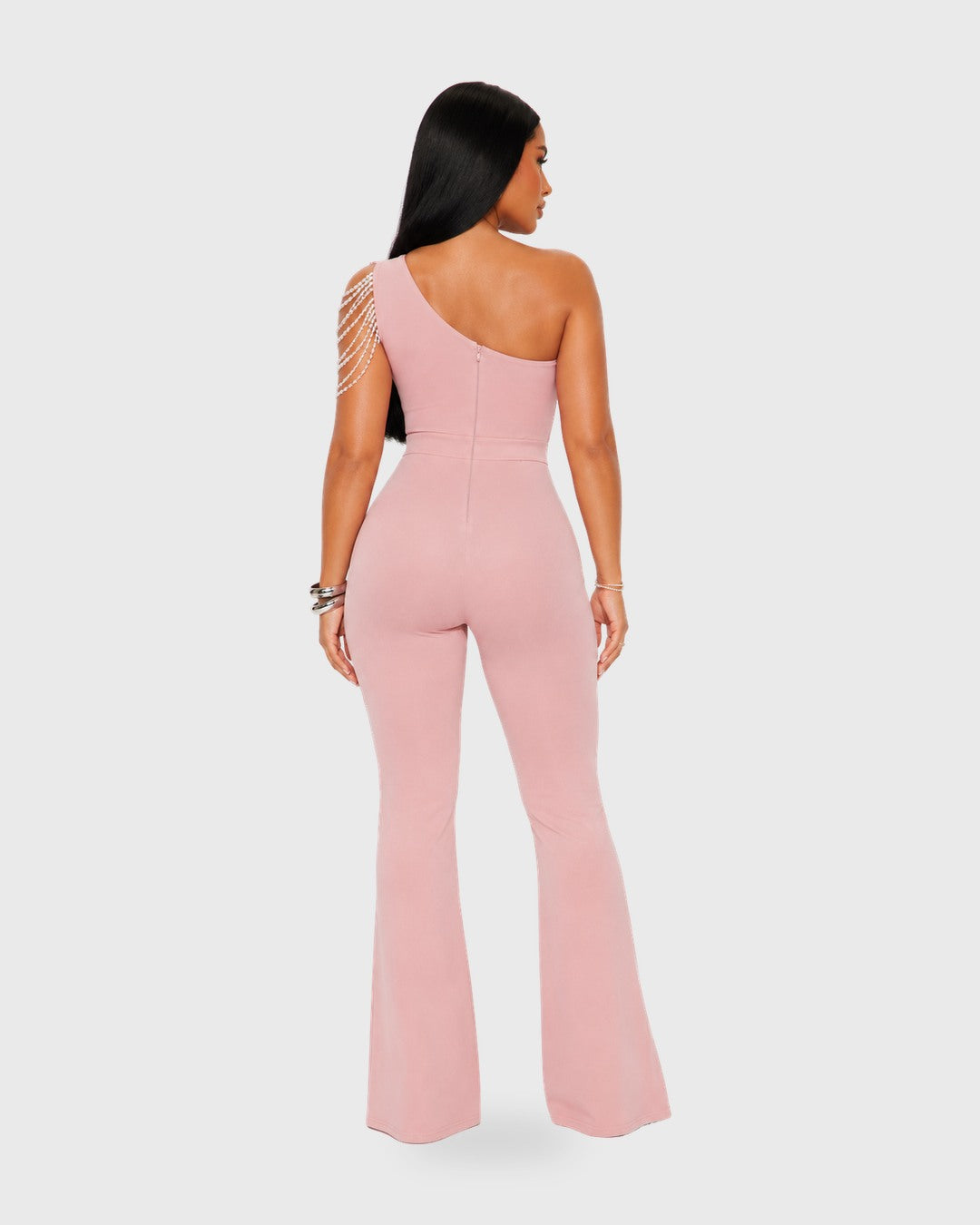 ROSÉ JUMPSUIT Rosado - vista posterior
