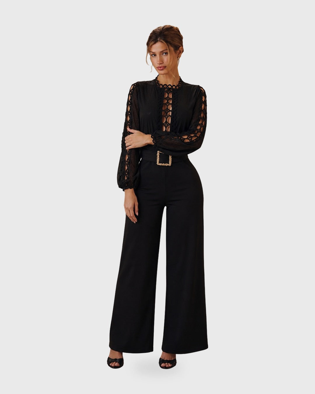 SOFT POWER JUMPSUIT Negro - vista frontal
