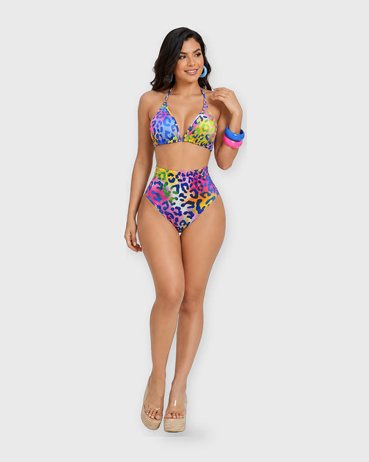 SUNSET SAFARI BIKINI SET - vista frontal