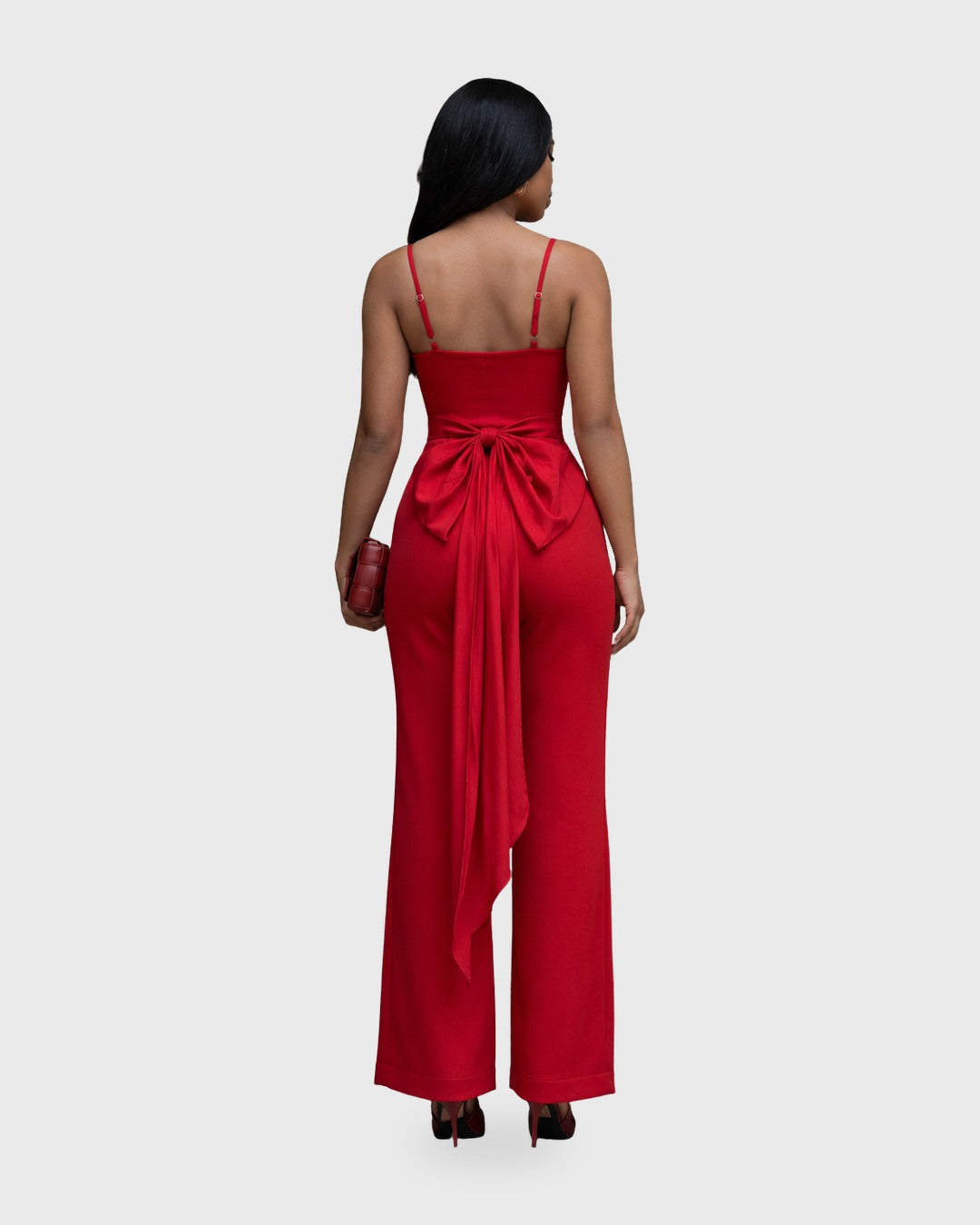 URBAN DAWN JUMPSUIT Rojo - vista posterior
