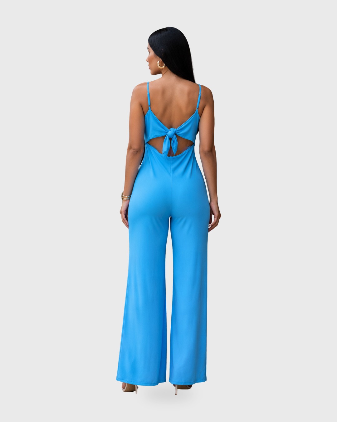 WAVE SHIFT JUMPSUIT Azul Celeste - vista posterior